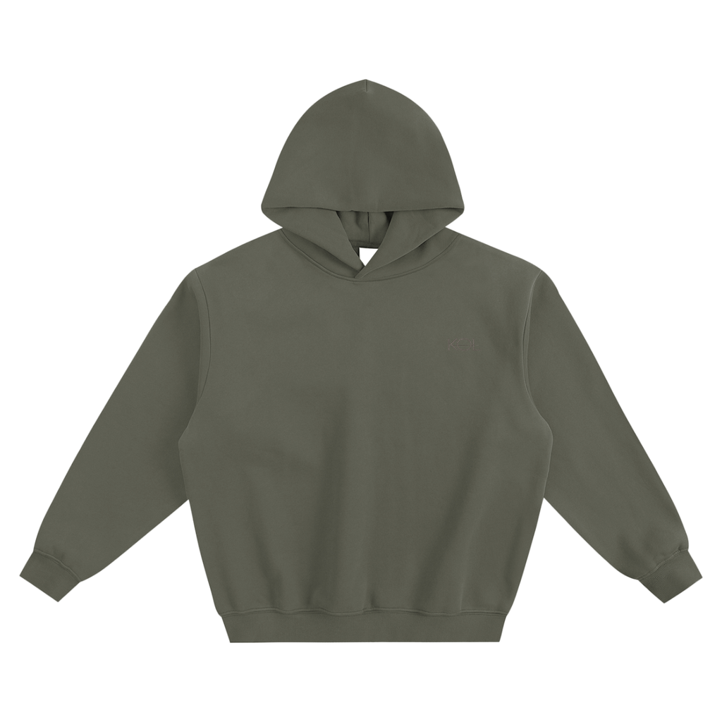 No Destination Club Fleeced Boxy Hoodie