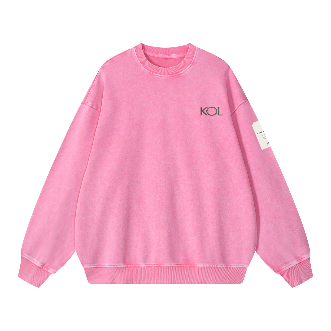KIND OF LOST SNOW WASH OVERSIZED SWEATSHIRT