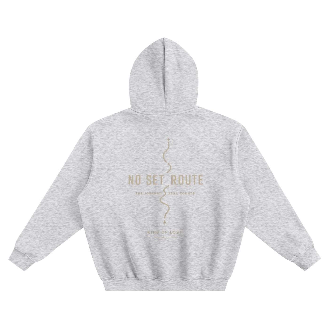 No Set Route Fleeced Boxy Hoodie