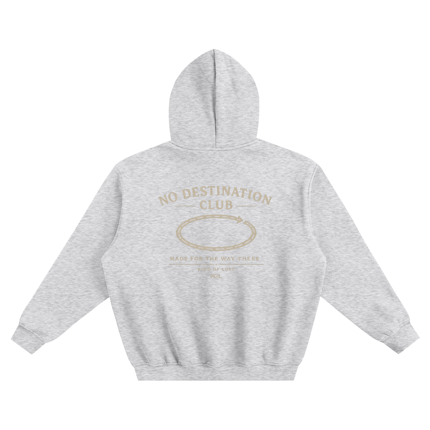 No Destination Club Fleeced Boxy Hoodie
