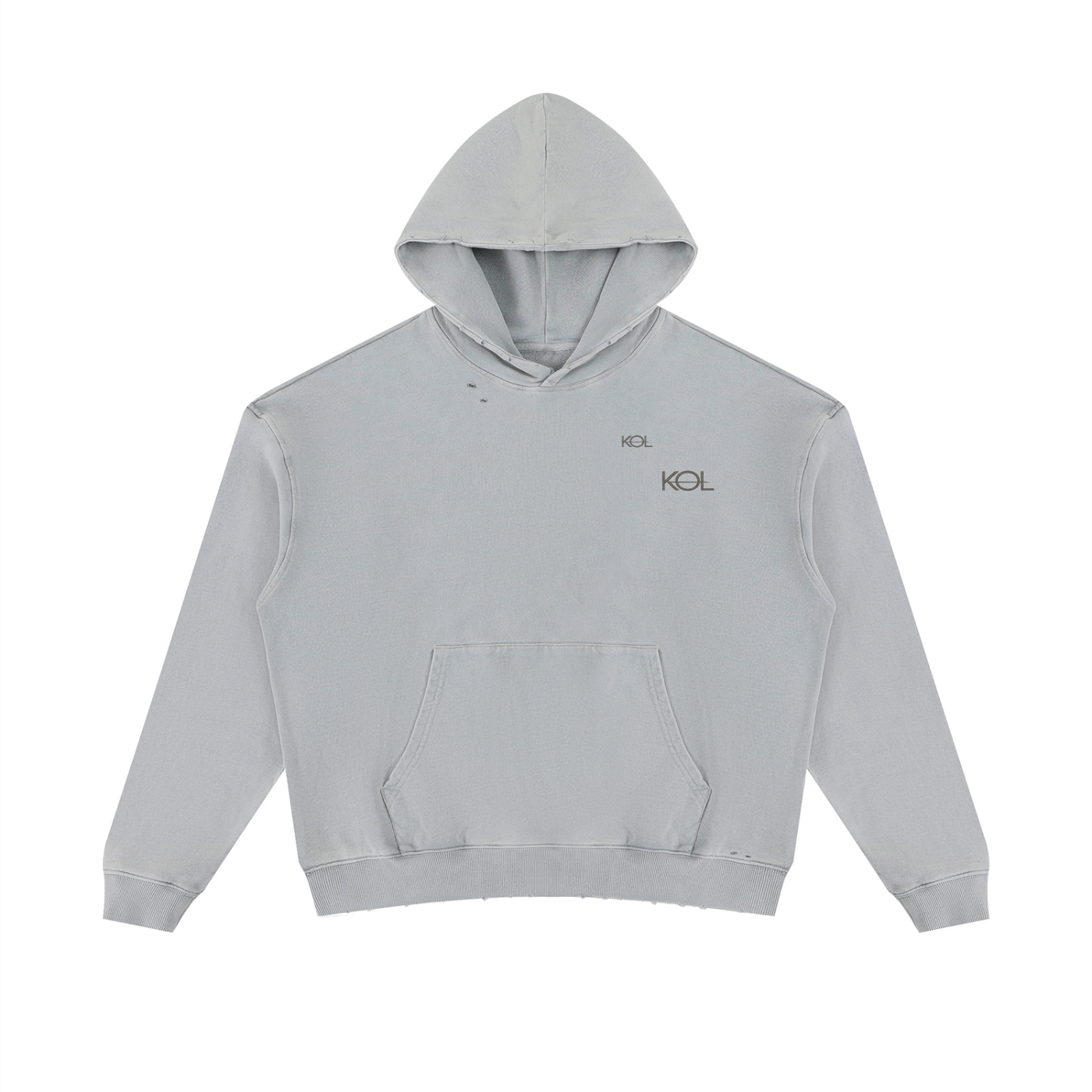 No Set Route Distressed Hoodie