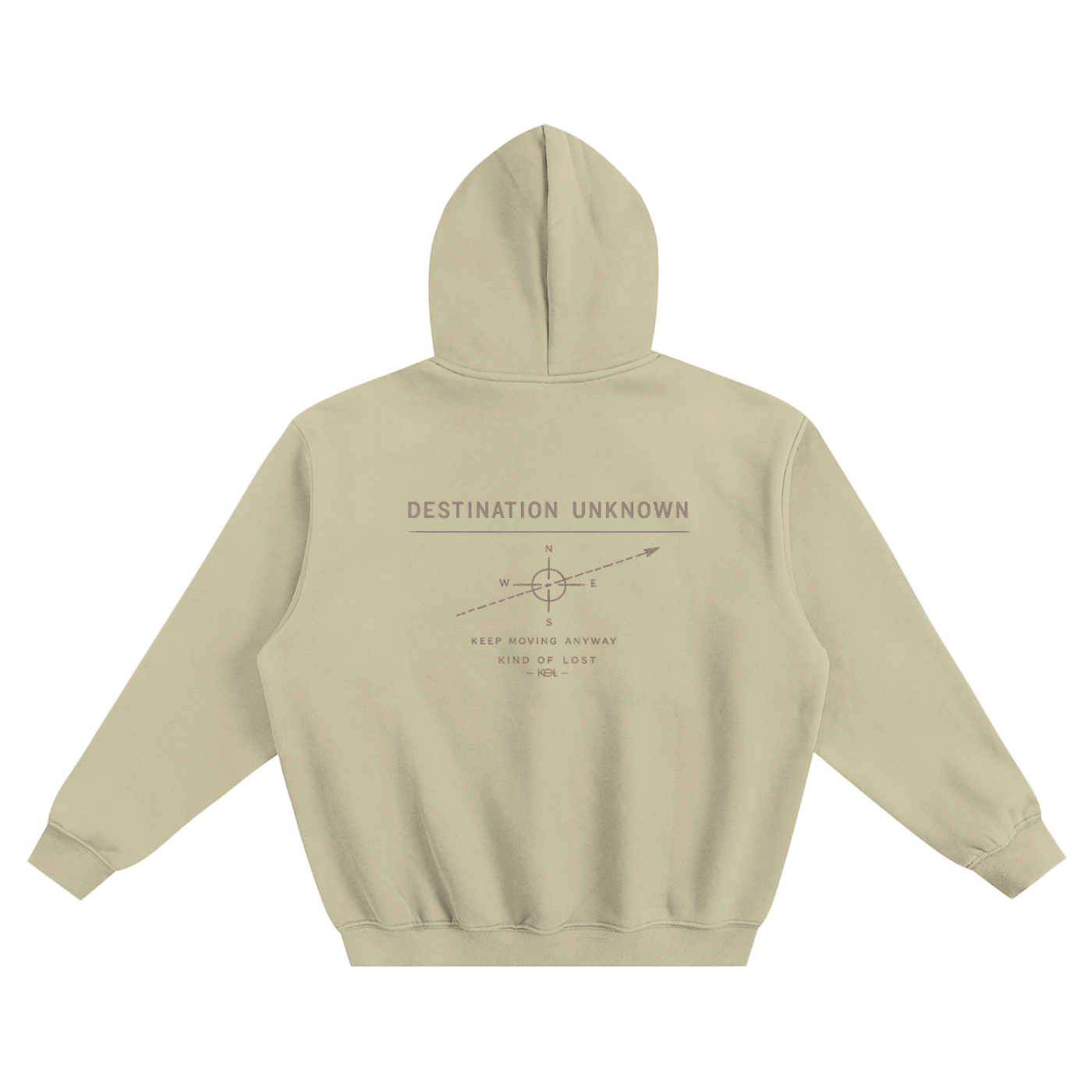 Destination Unknown Fleeced Boxy Hoodie