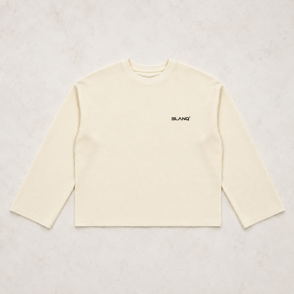 Essentials Waffle Raw Edge T-Shirt