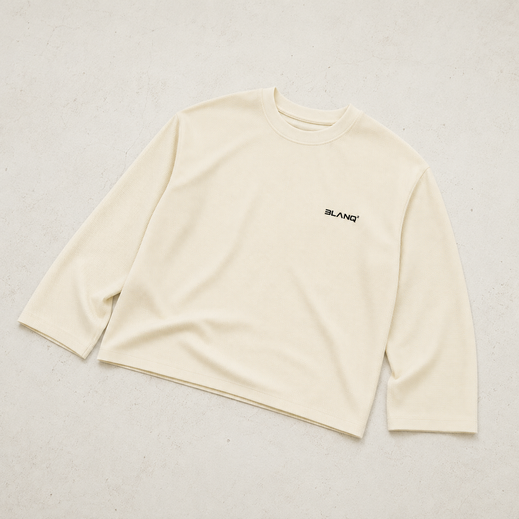 Essentials Waffle Raw Edge T-Shirt