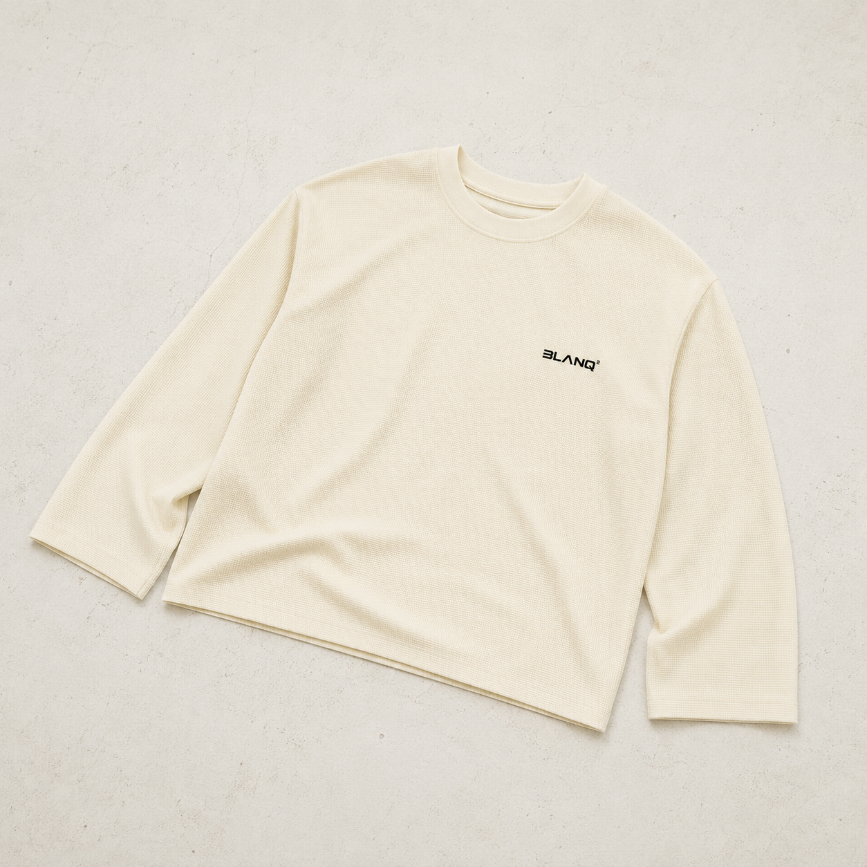 Essentials Waffle Raw Edge T-Shirt