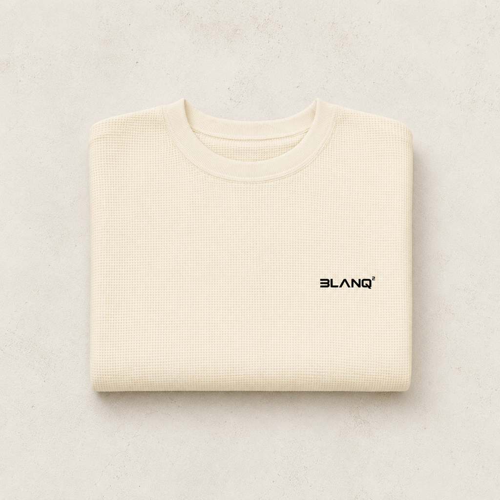 Essentials Waffle Raw Edge T-Shirt