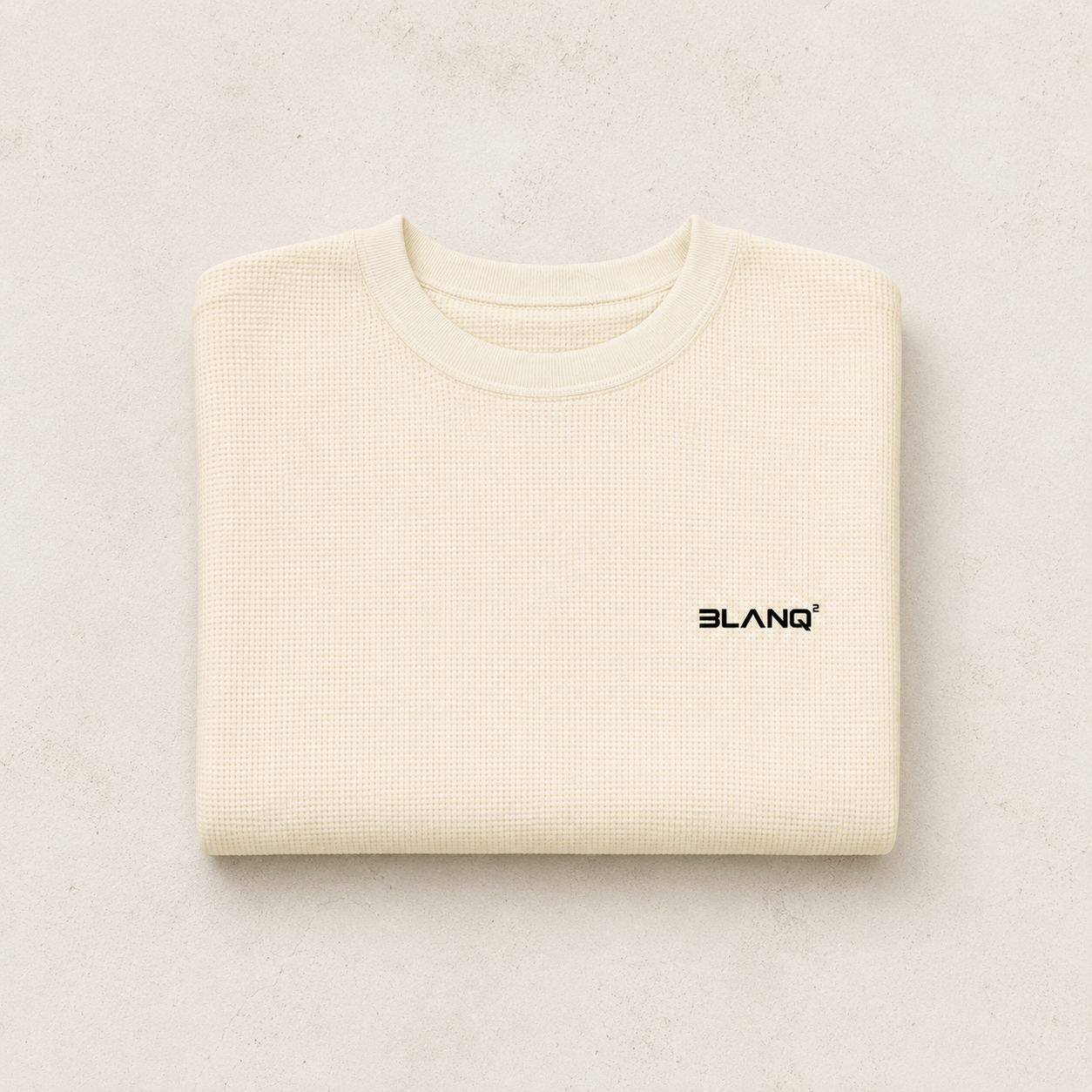 Essentials Waffle Raw Edge T-Shirt