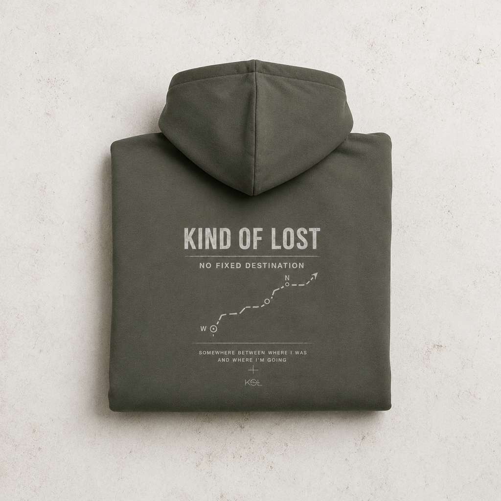 No Fixed Destination Oversized Fleeced Hoodie