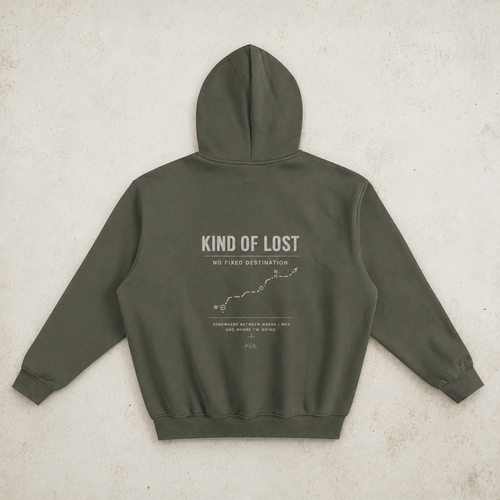 No Fixed Destination Oversized Fleeced Hoodie