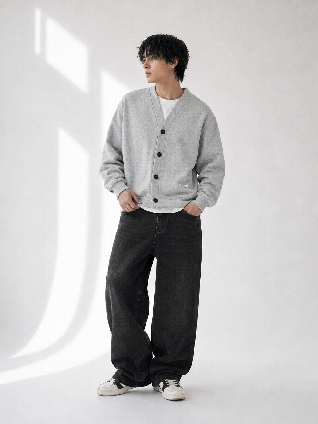 ESSENTIAL HEAVYWEIGHT SWEAT CARDIGAN