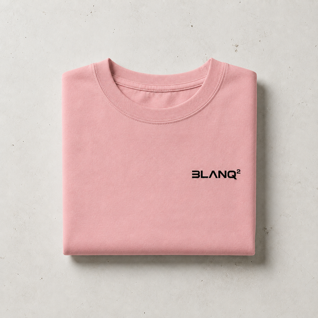 WASHED PINK BASICS OVERSIZED HEAVYWEIGHT T-SHIRT