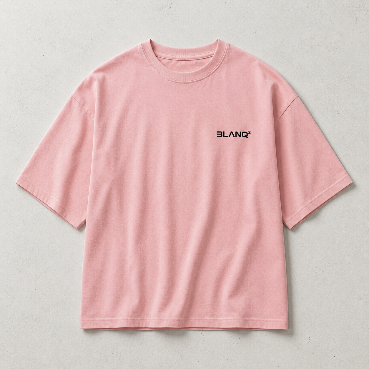 WASHED PINK BASICS OVERSIZED HEAVYWEIGHT T-SHIRT