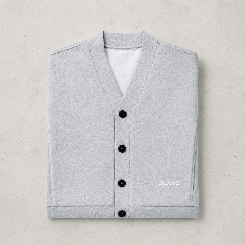 ESSENTIAL HEAVYWEIGHT SWEAT CARDIGAN