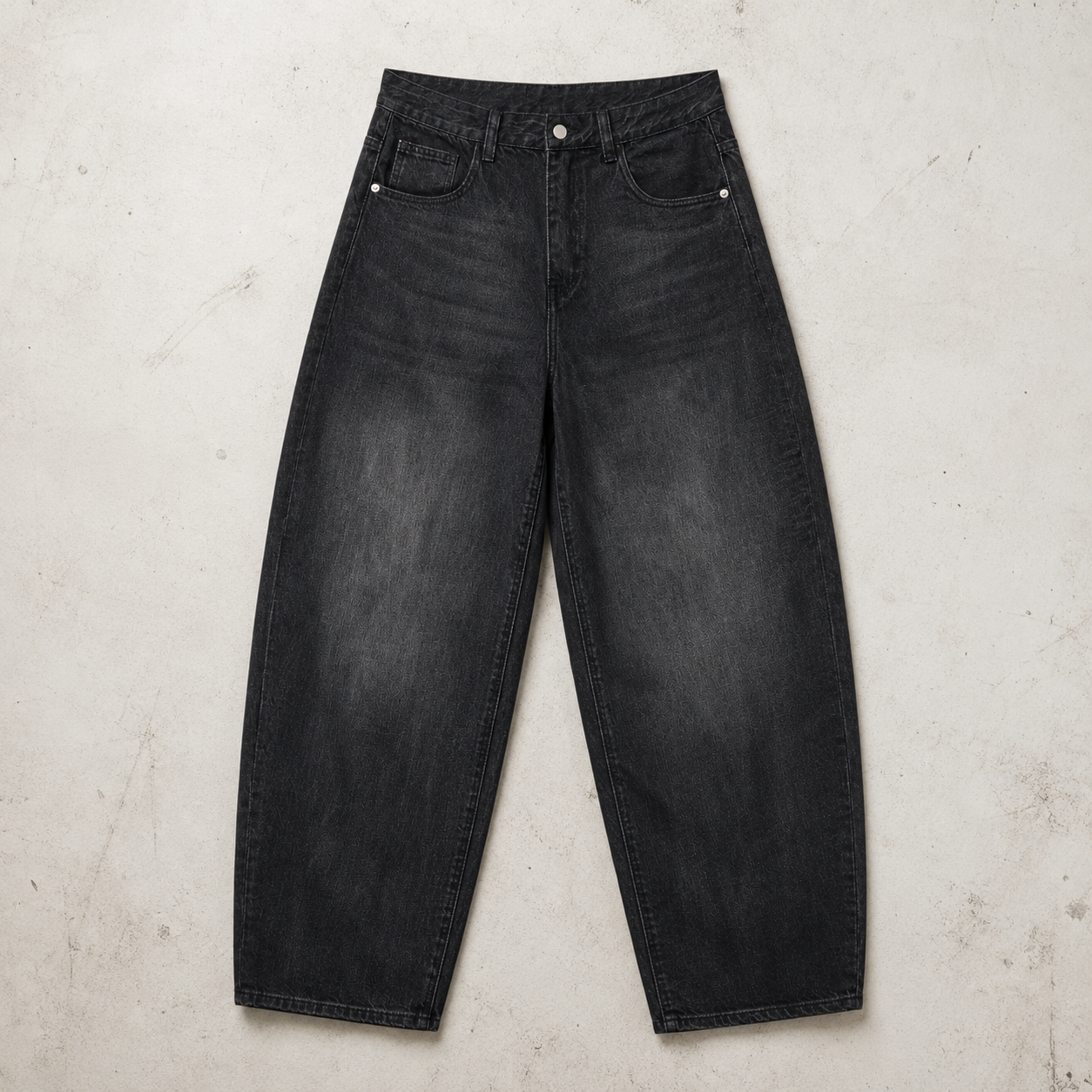 SUNFADE BARREL LEG JEANS