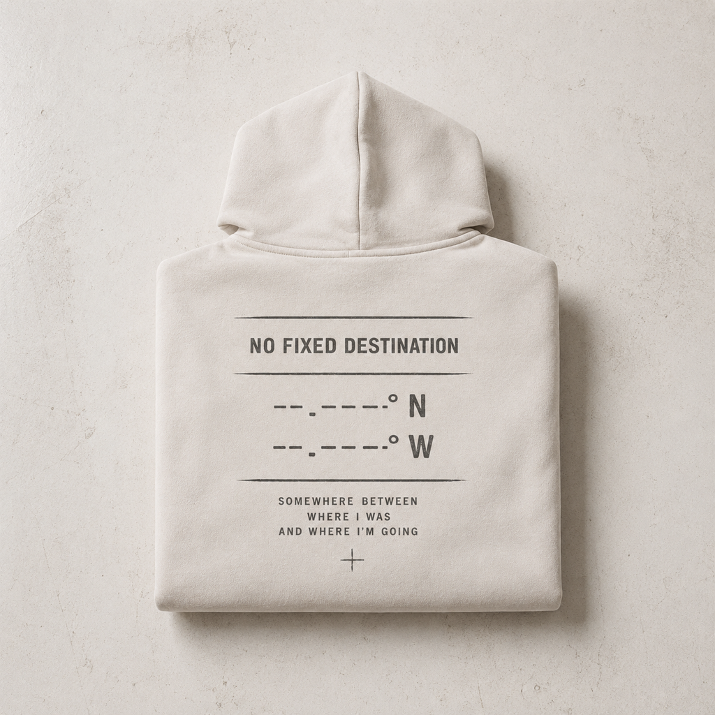 KIND OF LOST MONOGRAM SNOW WASH OVERSIZED HOODIE