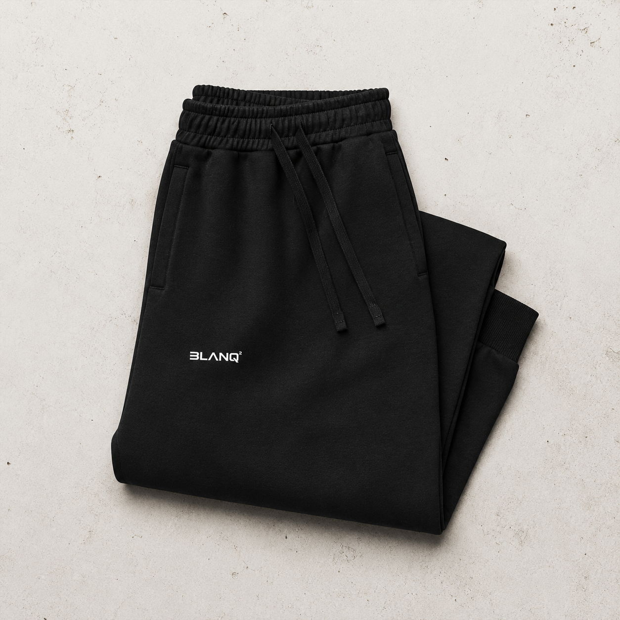 ESSENTIAL DRAWSTRING JOGGED SWEATPANTS