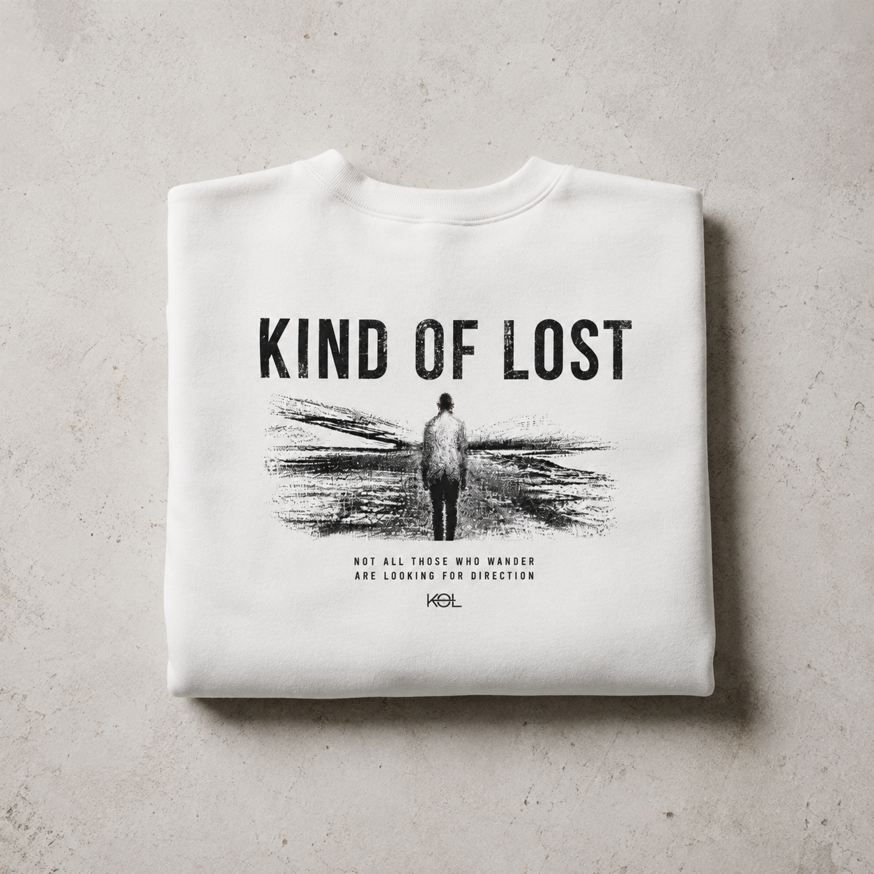 KIND OF LOST HEAVYWEIGHT CREWNECK SWEATSHIRT