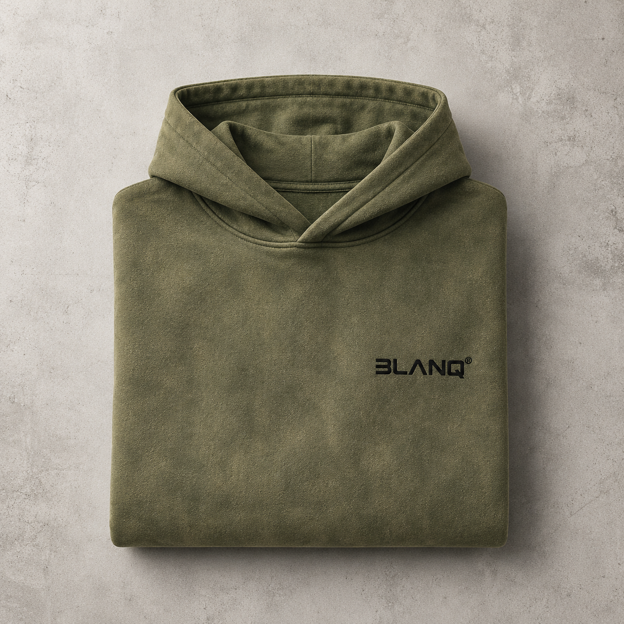 WASHED GREEN BASICS OVERSIZED HEAVYWEIGHT HOODIE
