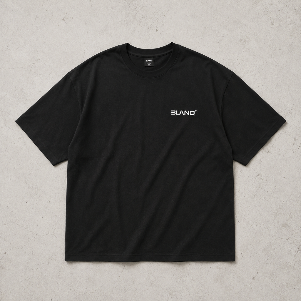 BLACK BASICS OVERSIZED HEAVYWEIGHT T-SHIRT