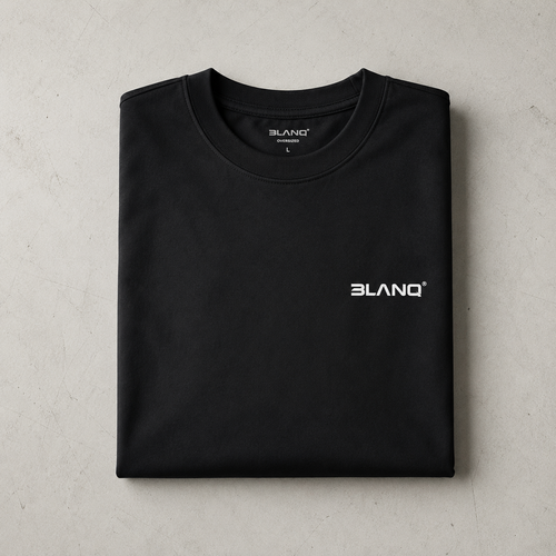 BLACK BASICS OVERSIZED HEAVYWEIGHT T-SHIRT