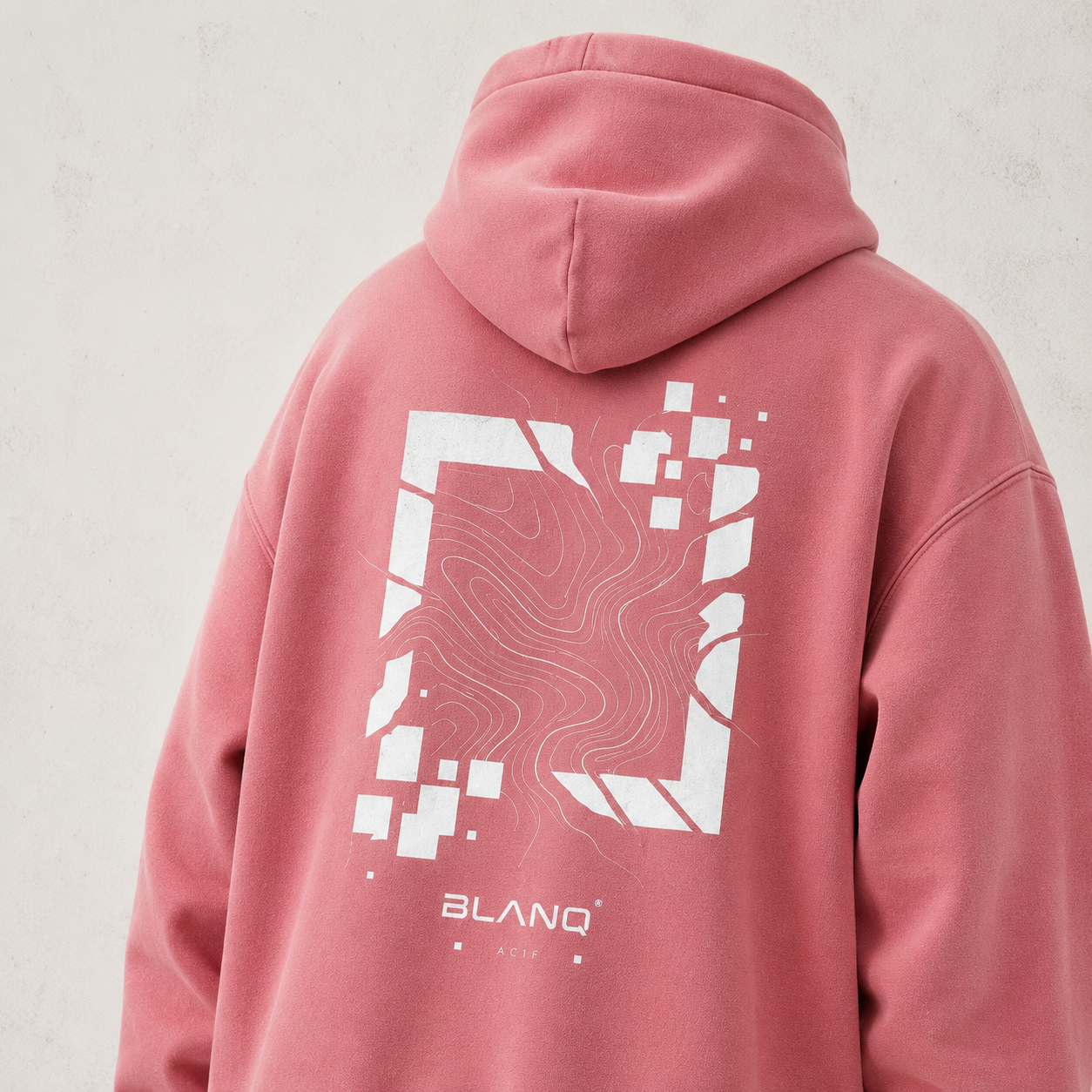 CUBED OVERSIZED HEAVYWEIGHT HOODIE