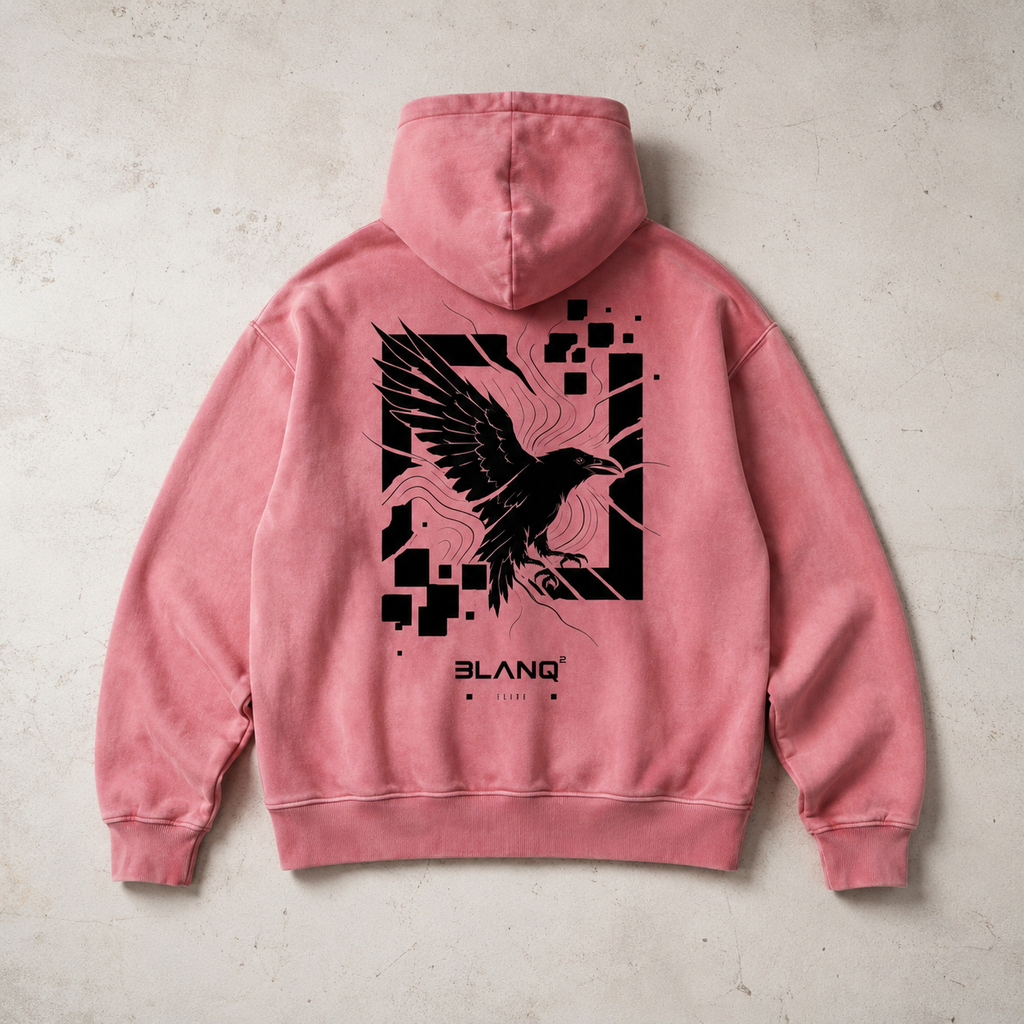 CROW OVERSIZED HEAVYWEIGHT HOODIE