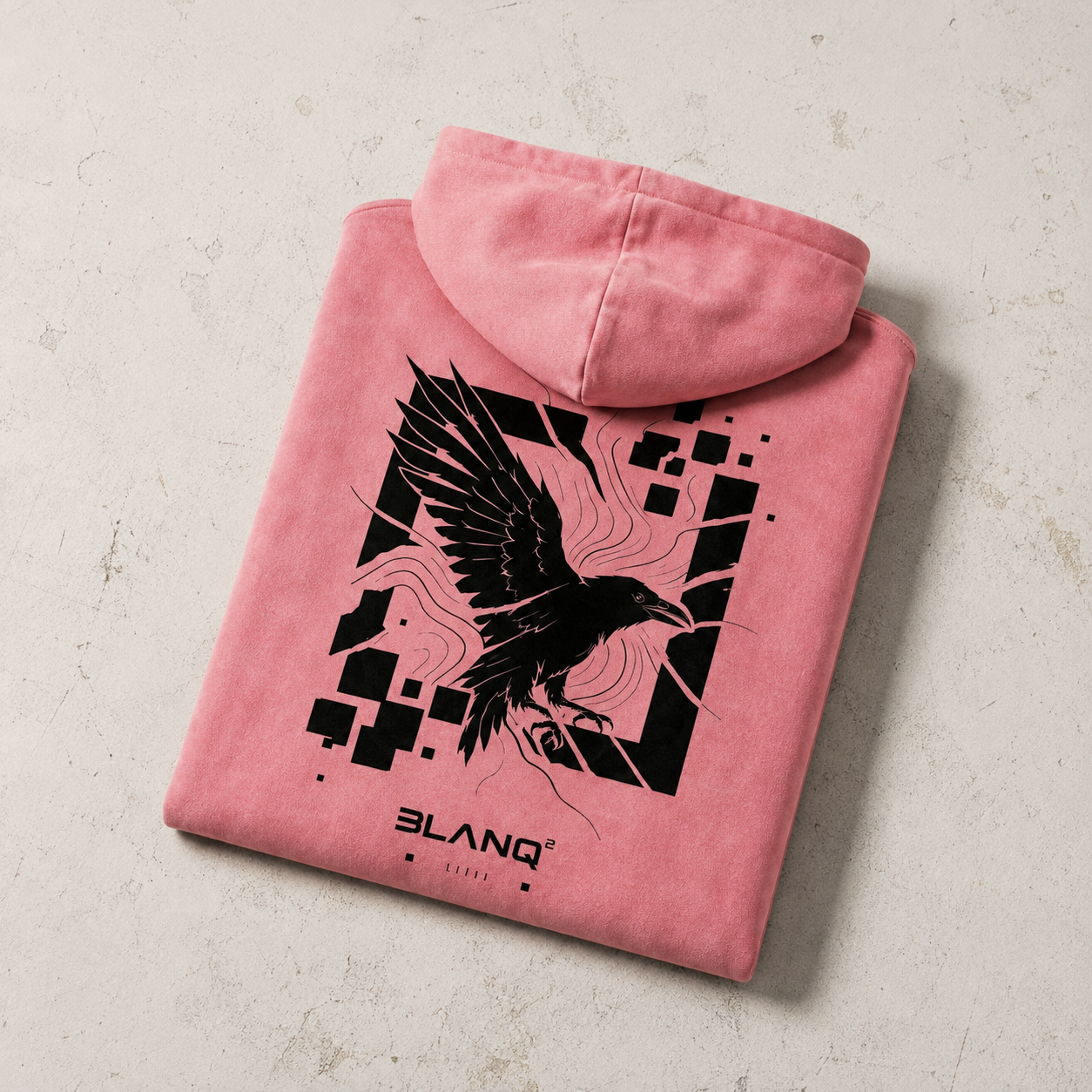 CROW OVERSIZED HEAVYWEIGHT HOODIE