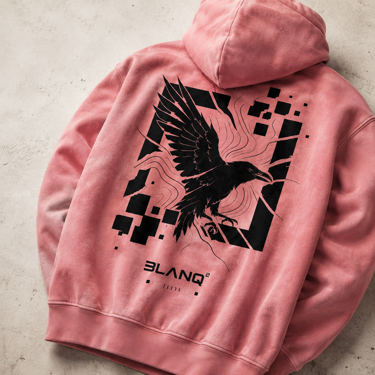 CROW OVERSIZED HEAVYWEIGHT HOODIE