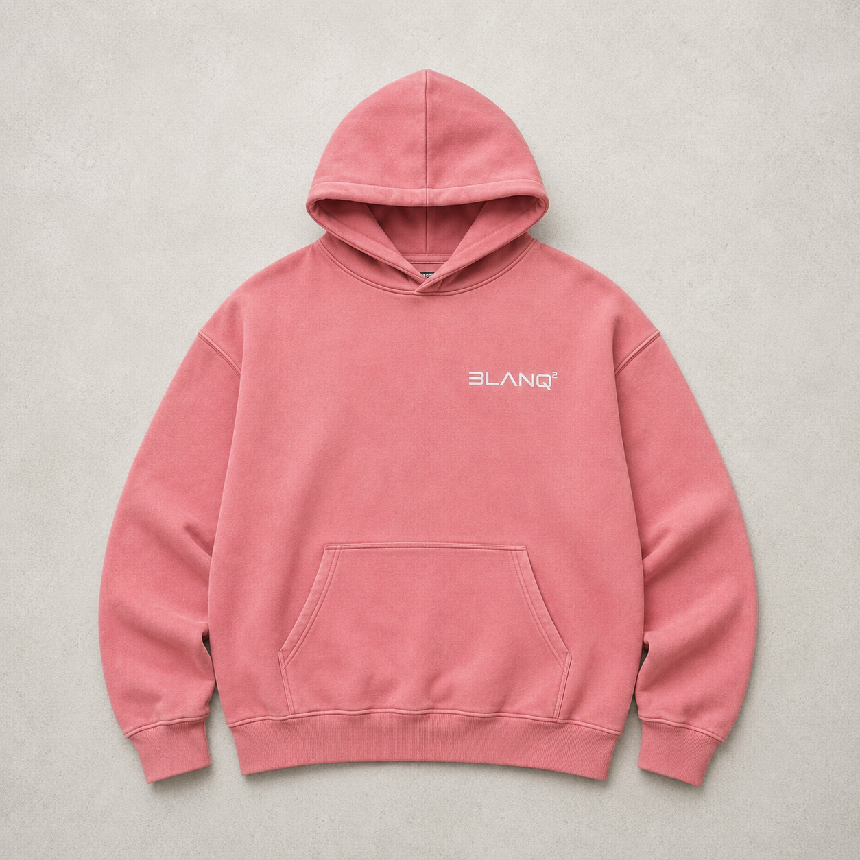 WASHED PINK BASICS OVERSIZED HEAVYWEIGHT HOODIE