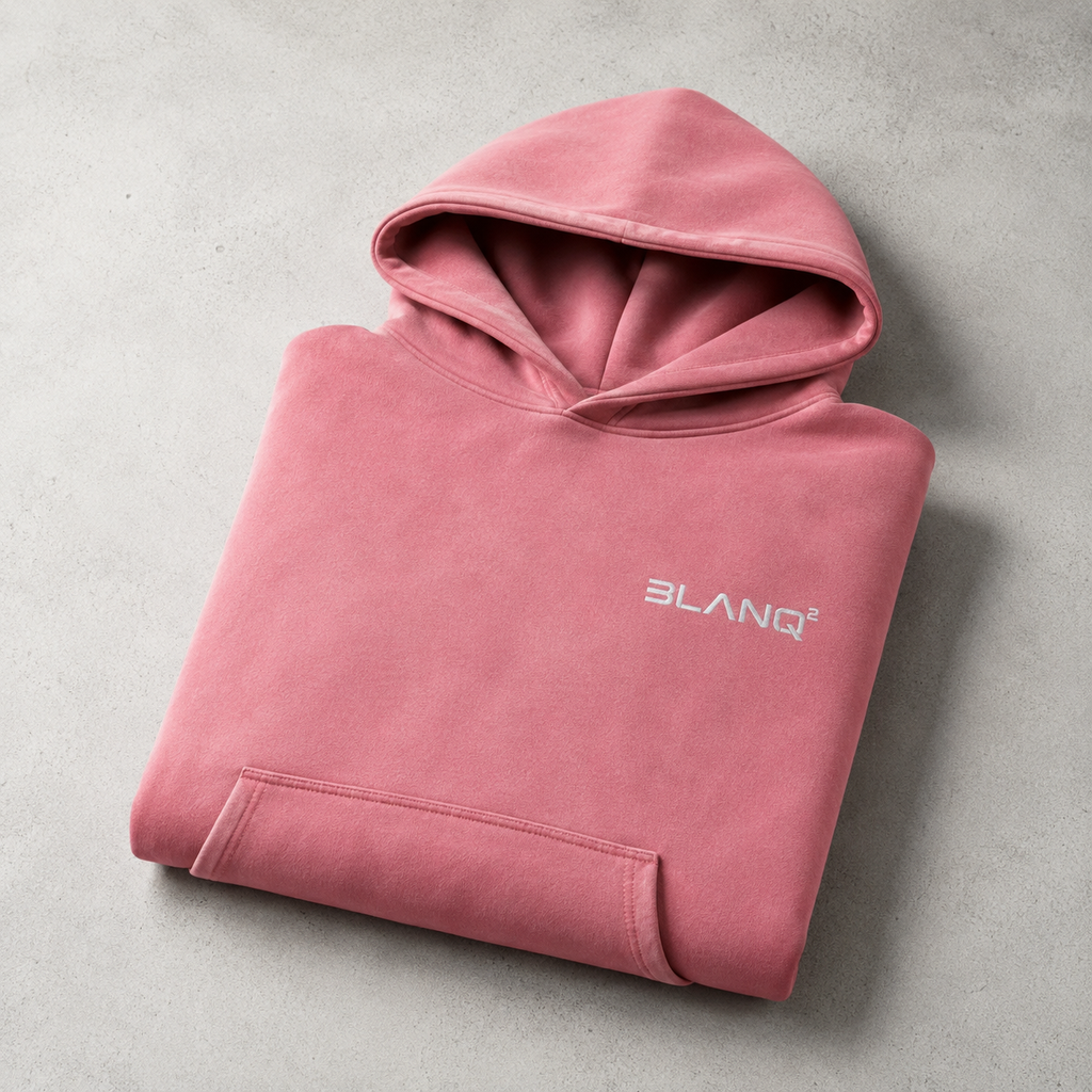 WASHED PINK BASICS OVERSIZED HEAVYWEIGHT HOODIE