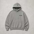 GREY BASICS OVERSIZED HEAVYWEIGHT HOODIE