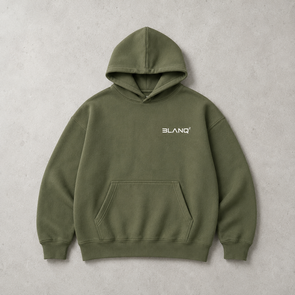 GREEN BASICS OVERSIZED HEAVYWEIGHT HOODIE