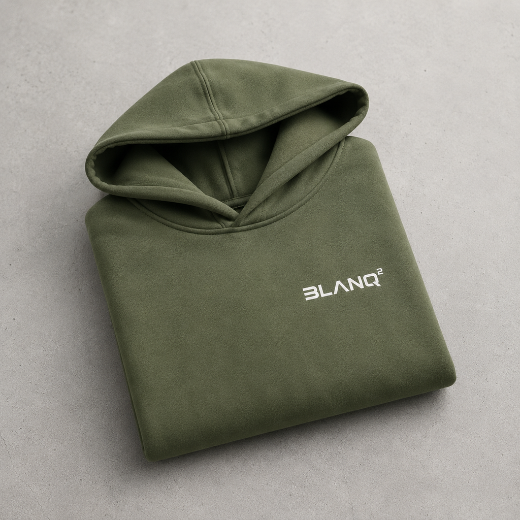 GREEN BASICS OVERSIZED HEAVYWEIGHT HOODIE