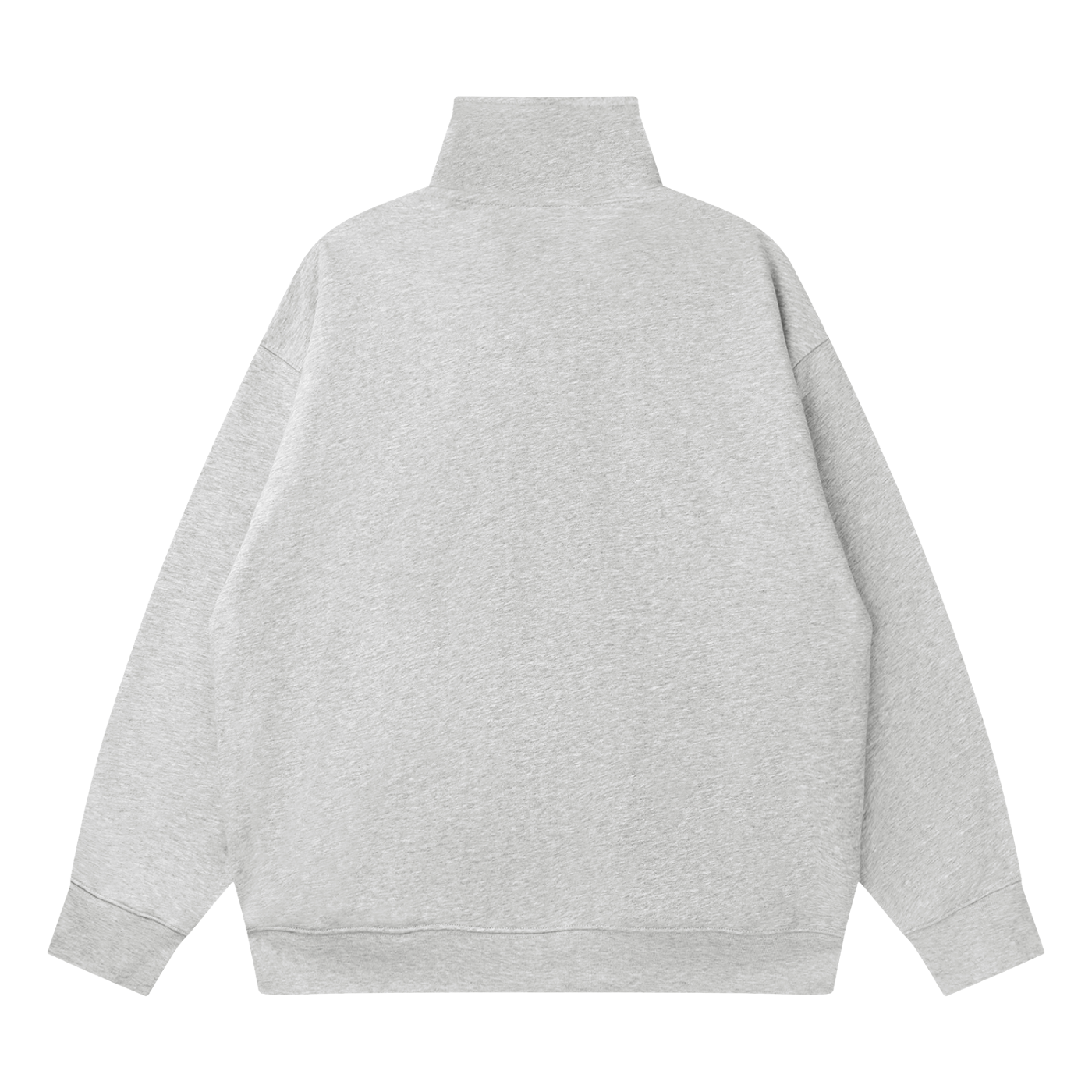 Essentials Quarter-Zip Drop Shoulder Sweatshirt