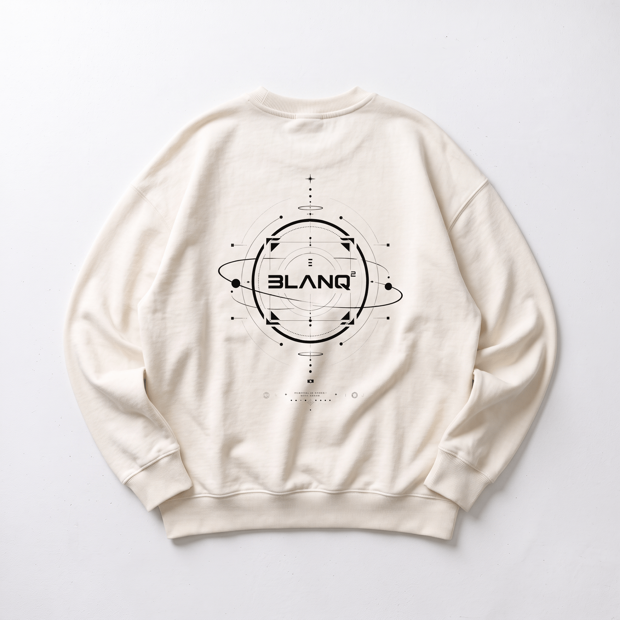 ATOM HEAVYWEIGHT CREWNECK SWEATSHIRT - BLANQ²