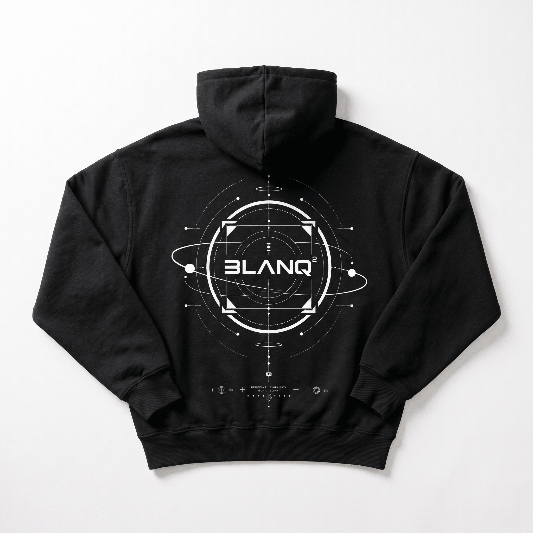 ATOM OVERSIZED HEAVYWEIGHT HOODIE - BLANQ²