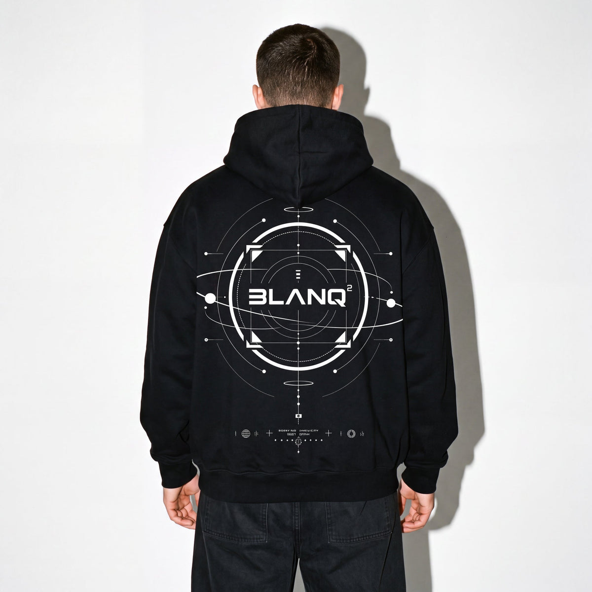 ATOM OVERSIZED HEAVYWEIGHT HOODIE - BLANQ²
