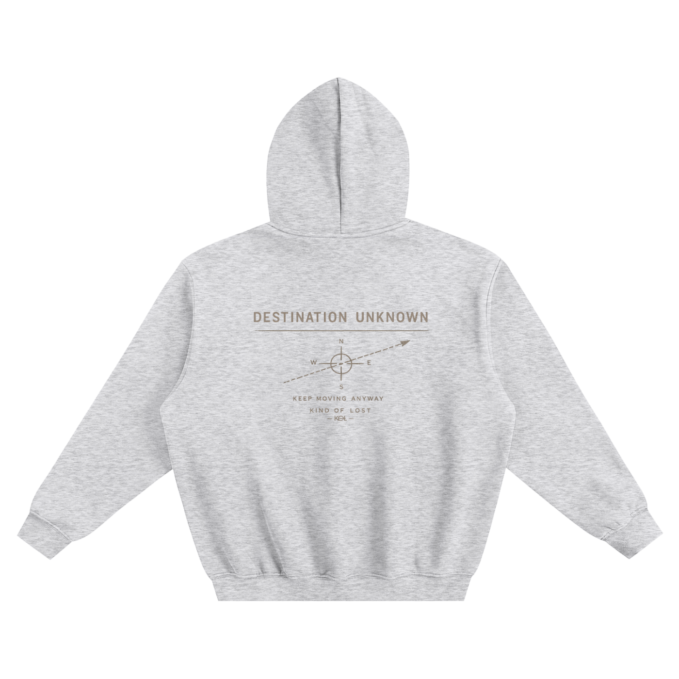 Destination Unknown Fleeced Boxy Hoodie