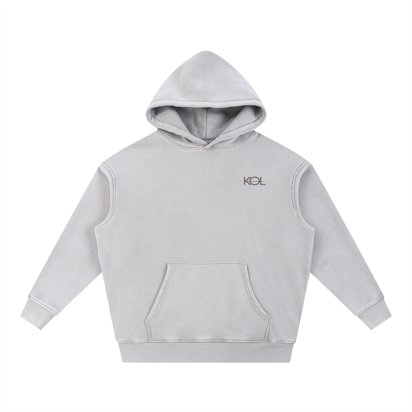 KIND OF LOST MONOGRAM SNOW WASH OVERSIZED HOODIE