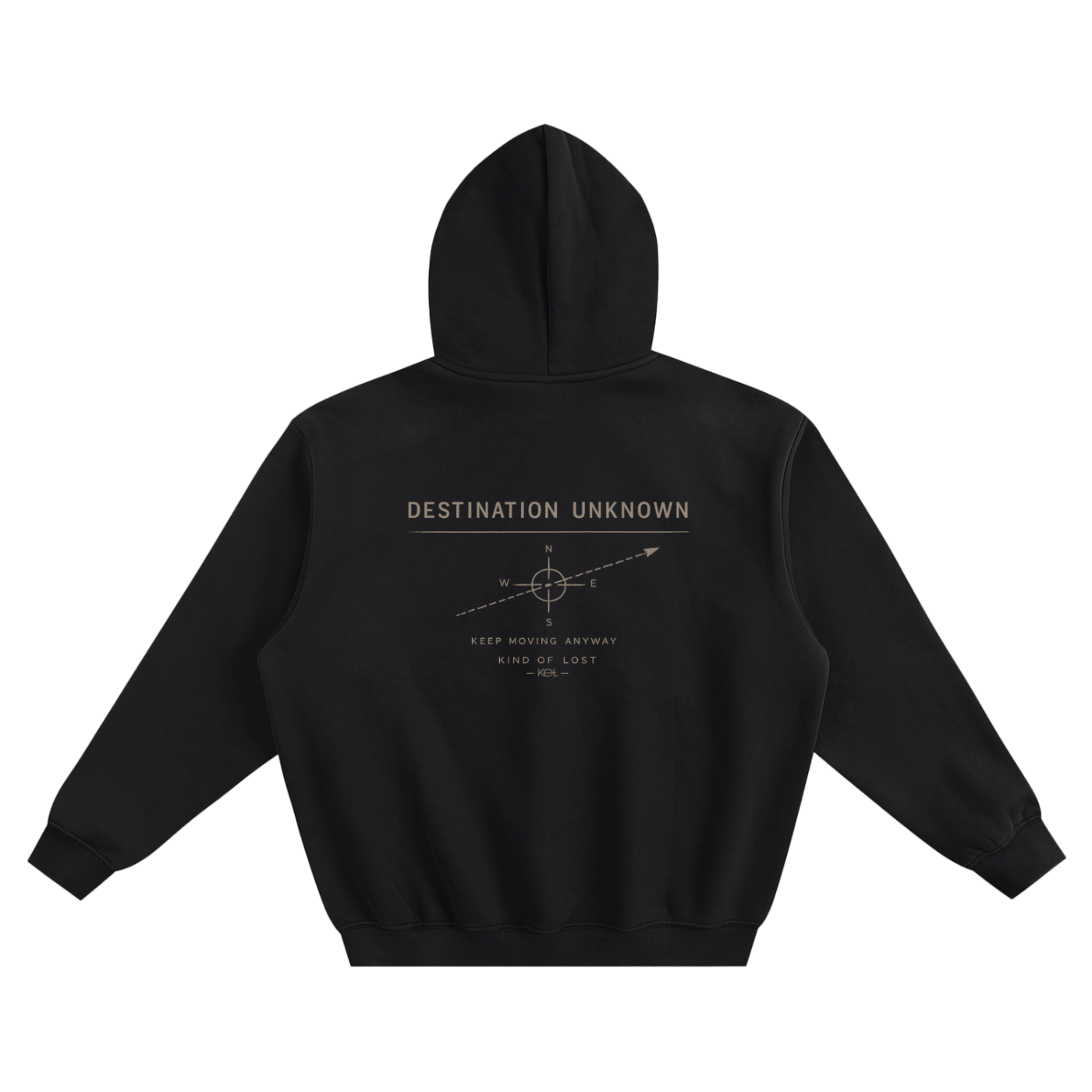 Destination Unknown Fleeced Boxy Hoodie