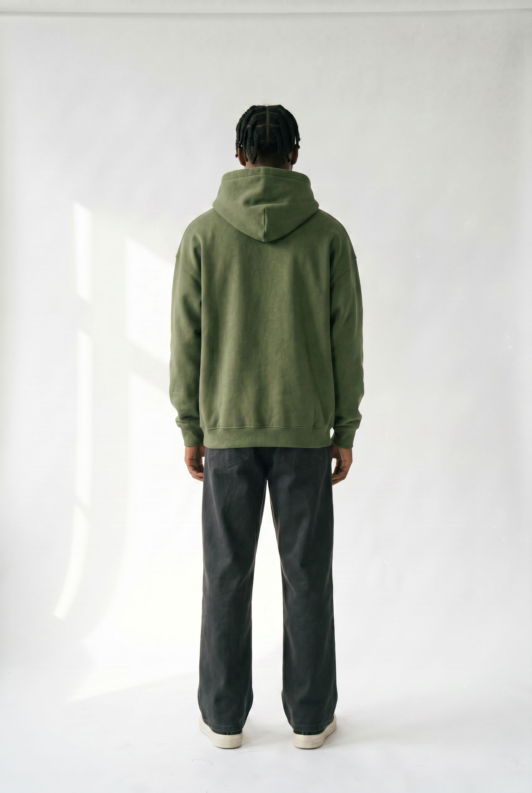 Basics Green Hoodie