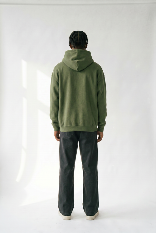 Basics Green Hoodie