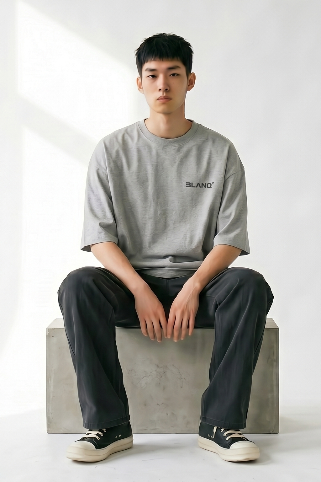 S1:E1 GREY BASICS T-SHIRT