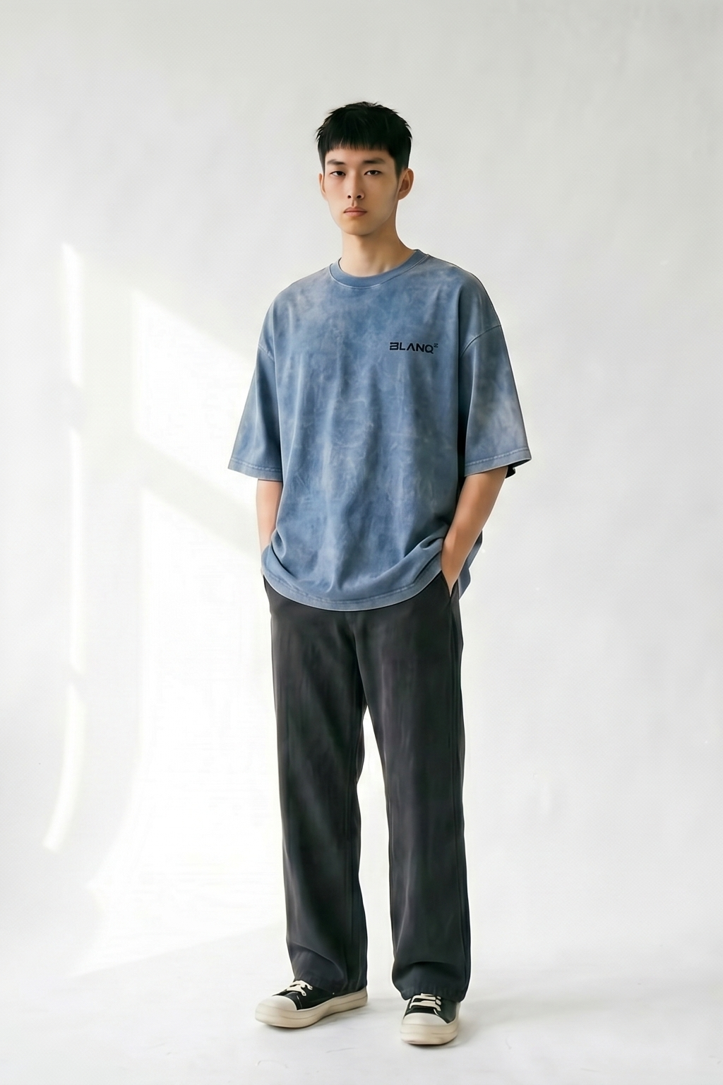 S1:E1 WASHED BLUE BASICS T-SHIRT
