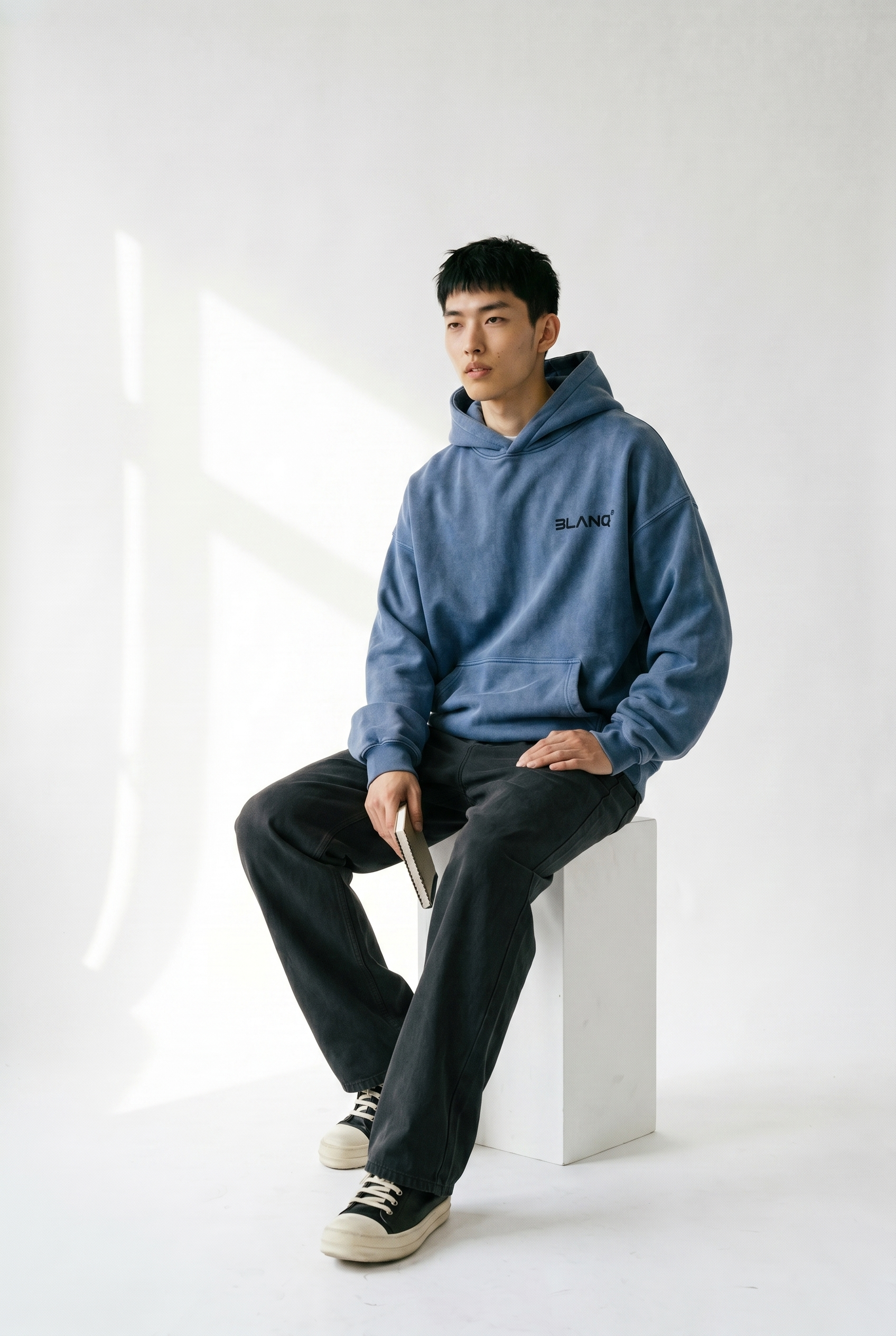 S1:E1 WASHED BLUE BASICS HOODIE