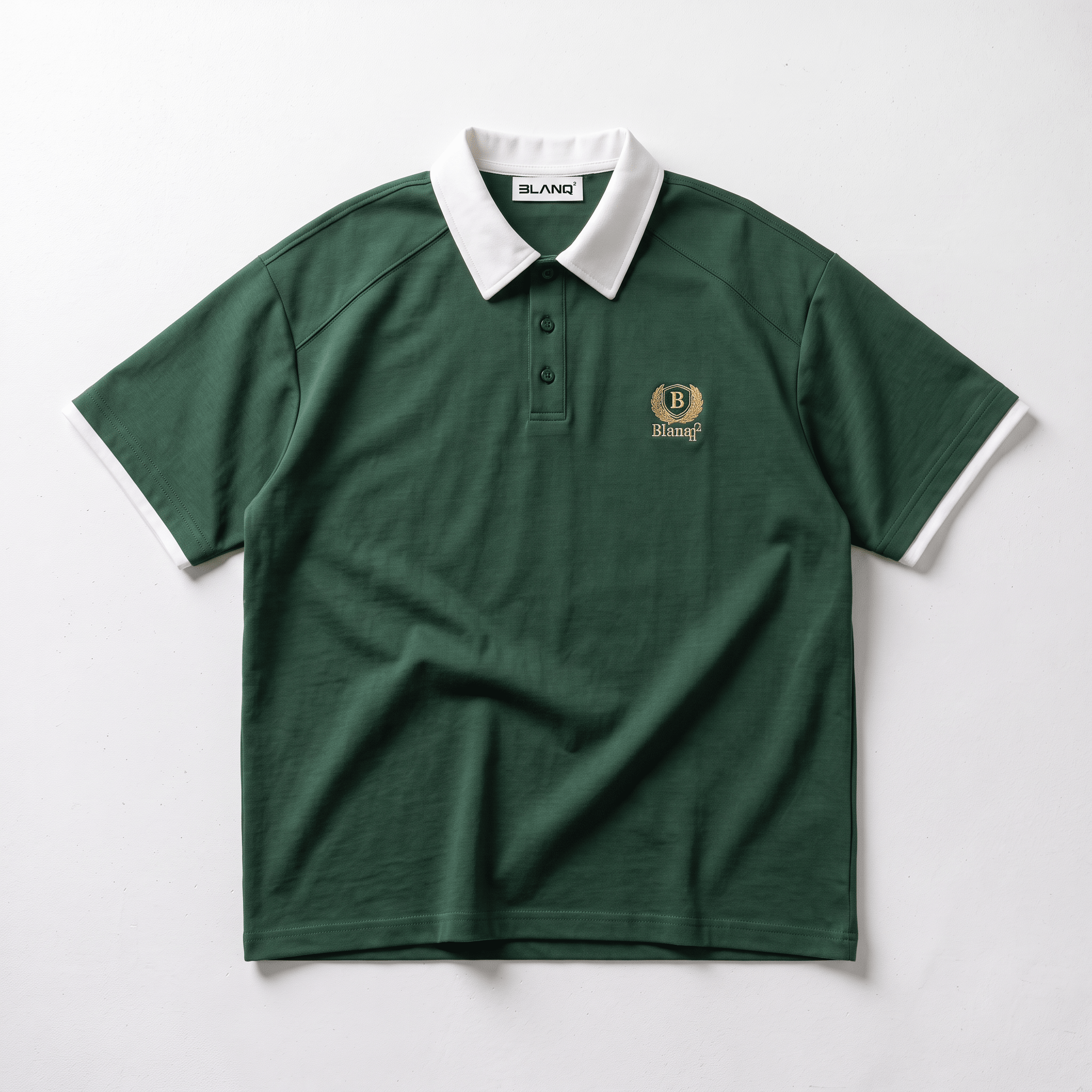 Contrast Collar Polo Shirt - BLANQ²
