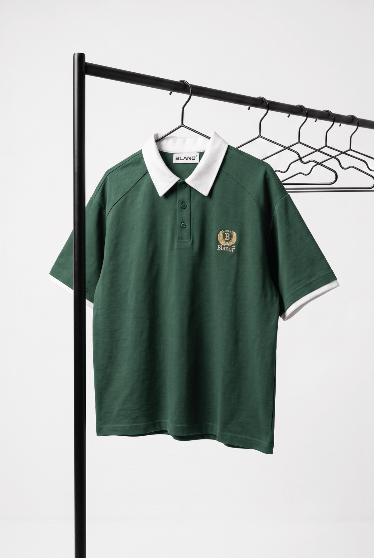 Contrast Collar Polo Shirt - BLANQ²