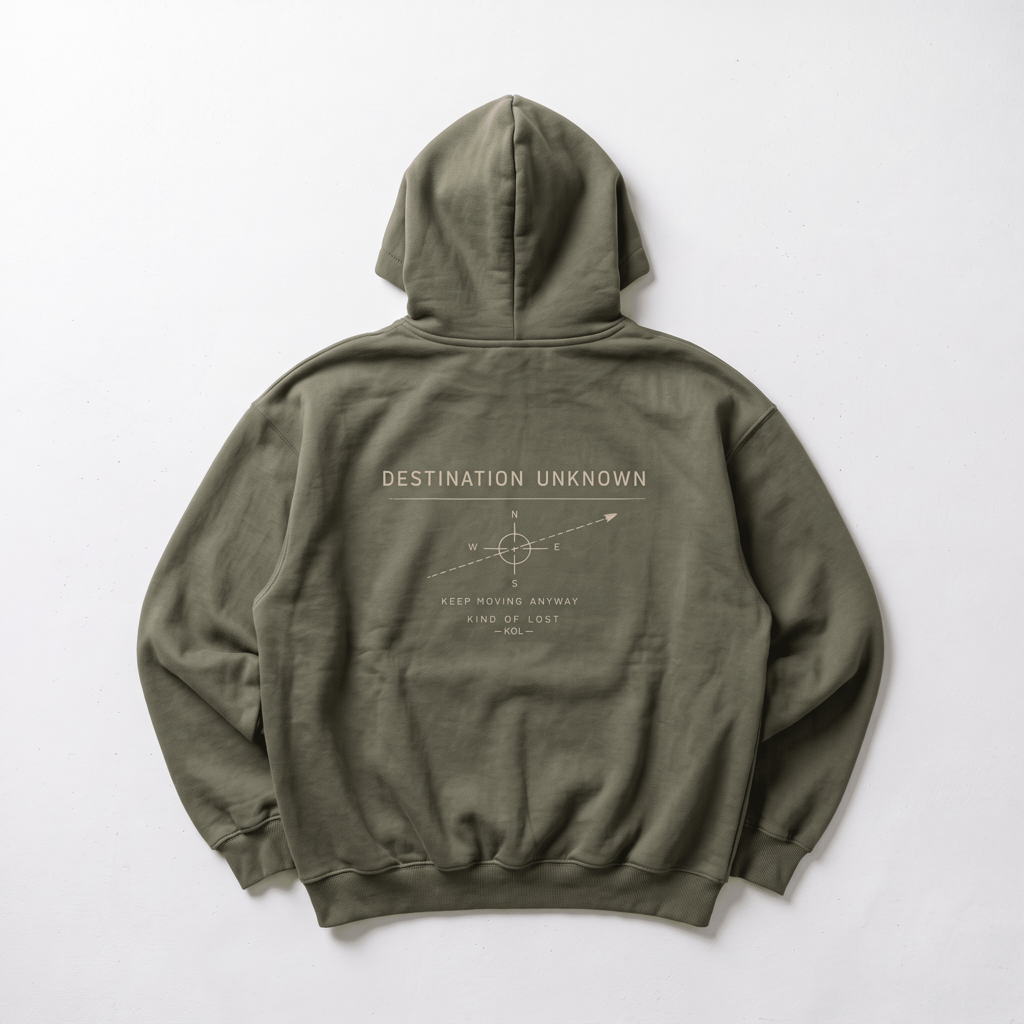 Destination Unknown Fleeced Boxy Hoodie - BLANQ²
