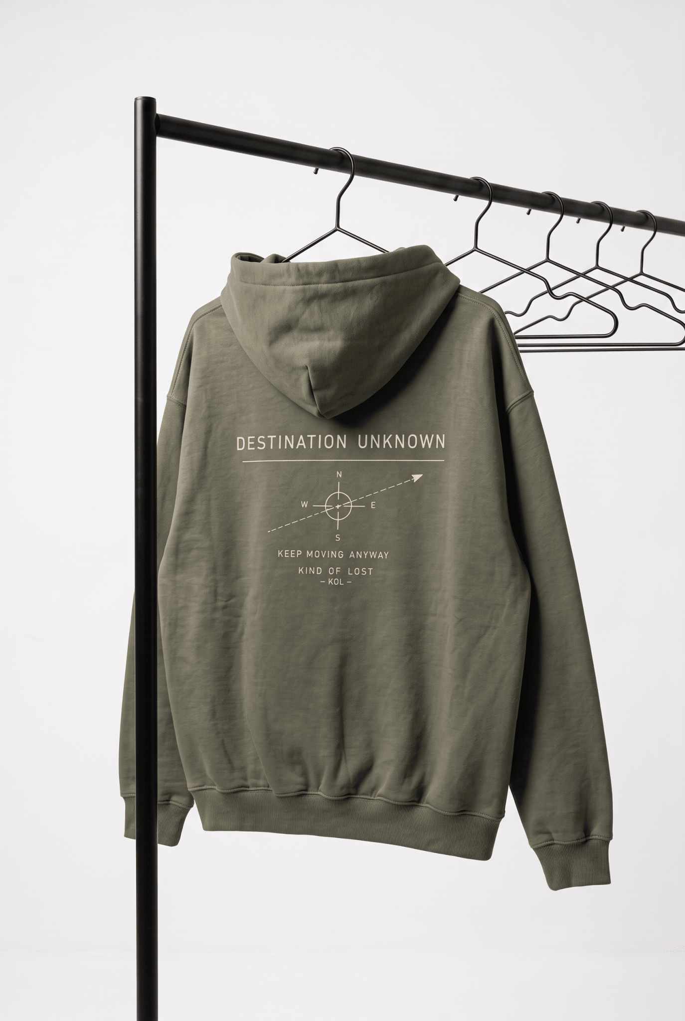Destination Unknown Fleeced Boxy Hoodie - BLANQ²