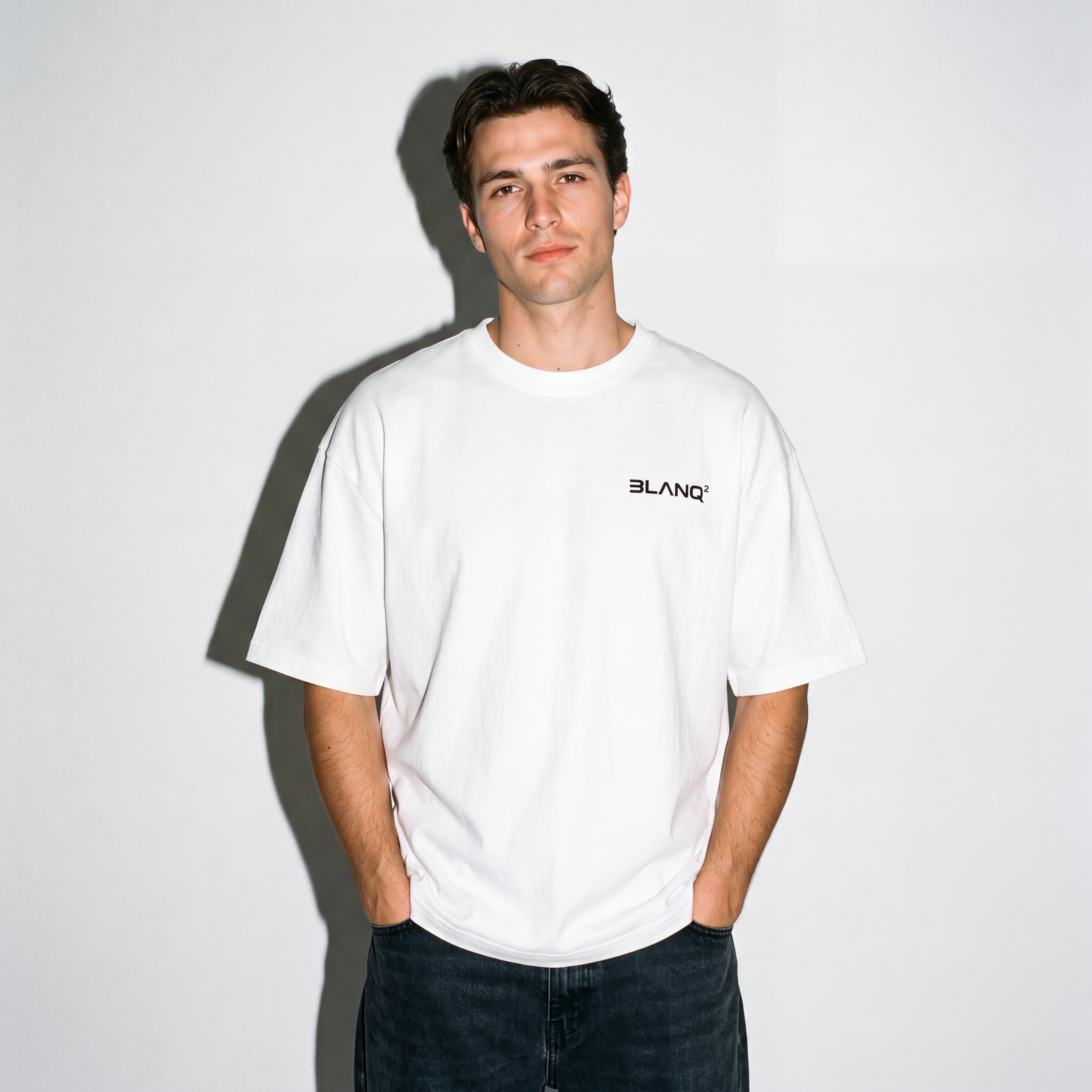 WHITE BASICS OVERSIZED HEAVYWEIGHT T-SHIRT